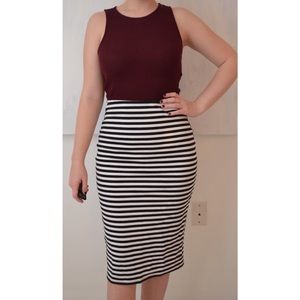 NWT Abercrombie Midi Skirt
