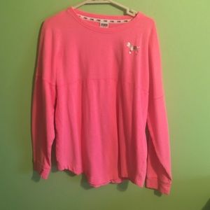 pink long sleeve