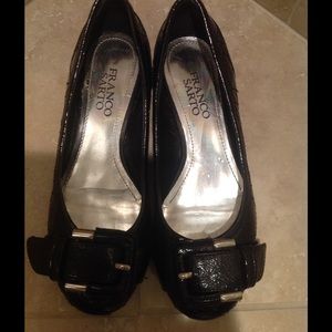 Franco Starto Black Flats