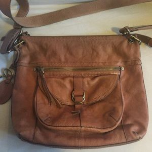 Fossil Sasha crossbody in camel