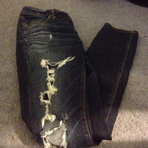 American Eagle ripped jeans