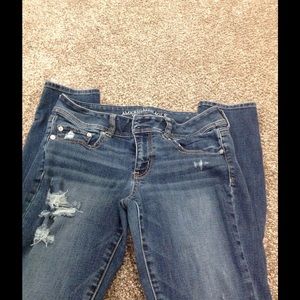 American Eagle crop skinny jeans