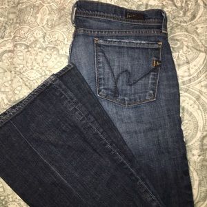 COH low rise flair jeans