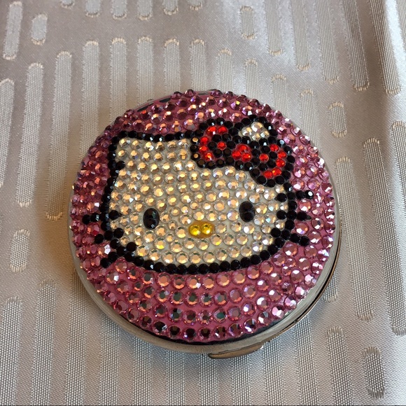 Hello Kitty Swarovski Crystal Compact Mirror