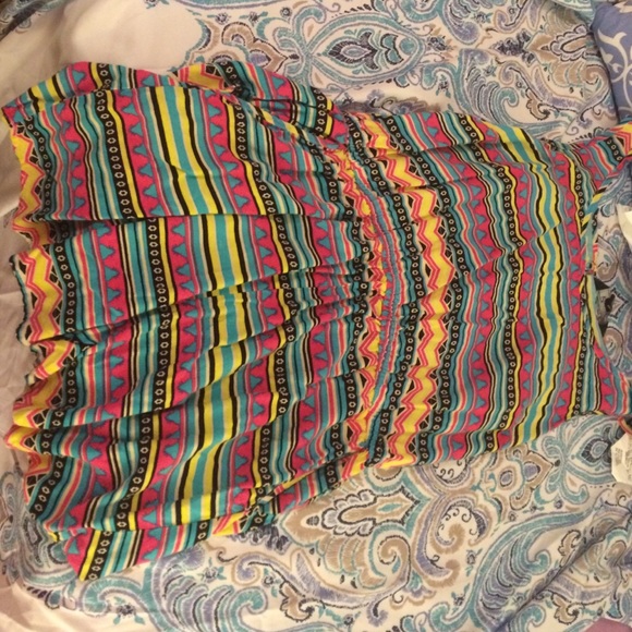 Cute neon print romper - Picture 1 of 4