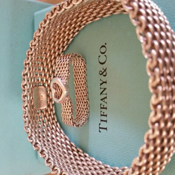 Tiffany & Co. Jewelry - Tiffany & Co Somerset bracelet and ring