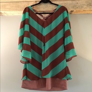 Silk comfortable tunic