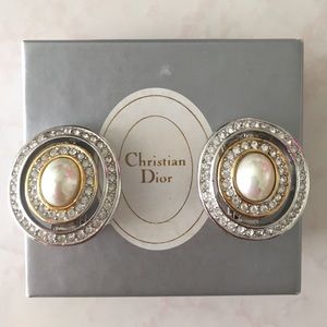 Vintage Christian Dior clip on earrings