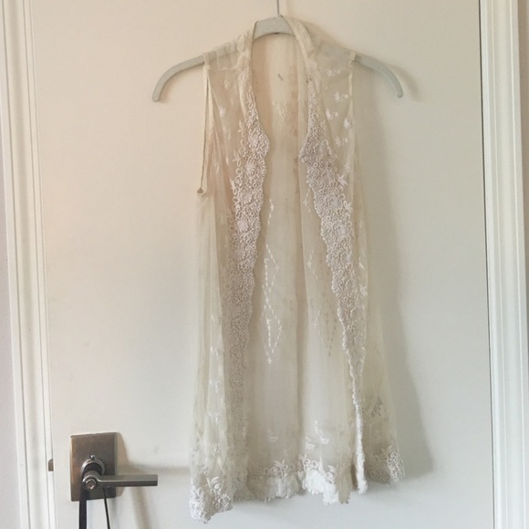 Festival ready sheer vest (Size:s) from UO