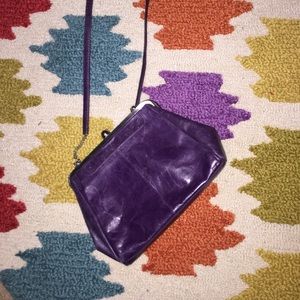 Purple hobo crossbody
