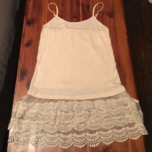 XS Scalloped Lace Top Extender {Grace and Lace}