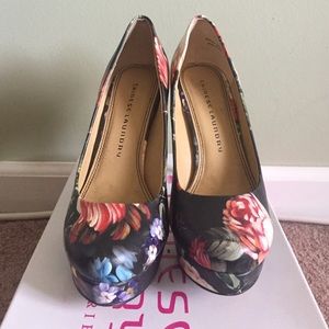 Chinese Laundry Floral Heels