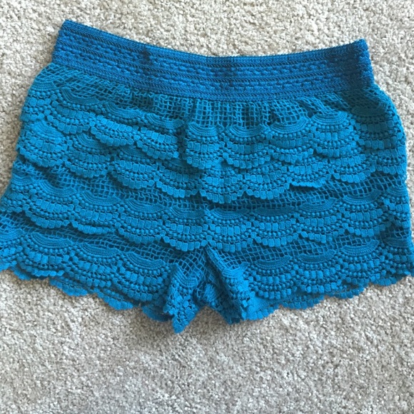 Lace short shorts