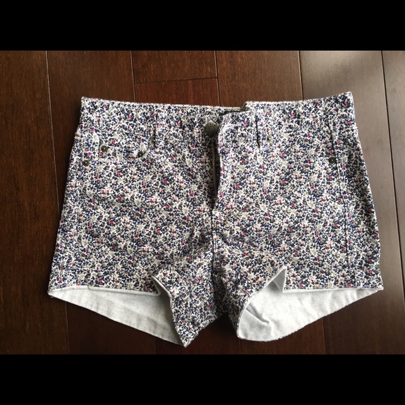 jcrew floral shorts