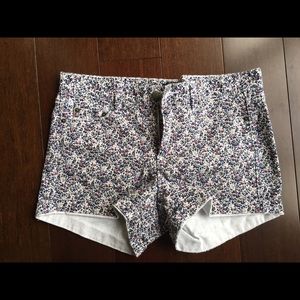 jcrew floral shorts