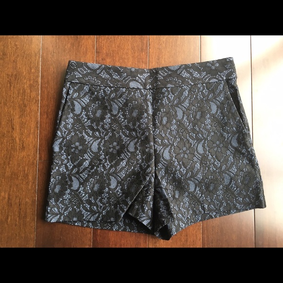 lace high waisted shorts