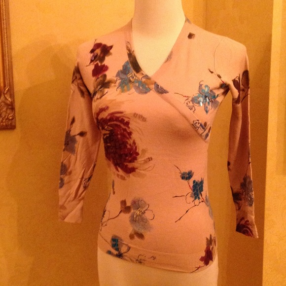 Easel printed top sz XS
