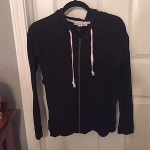 light weight black hoodie