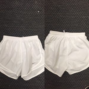Size small white Nike shorts