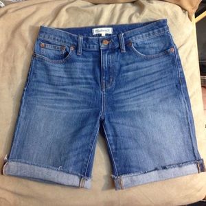 Madewell high rise Bermuda shorts