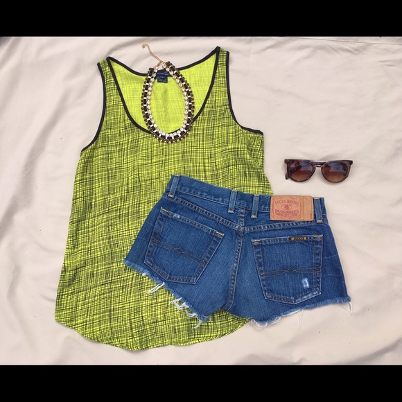 ❌SOLD❌Lucky Brand "Daisy Duke" cutoff denim shorts - Picture 2 of 2