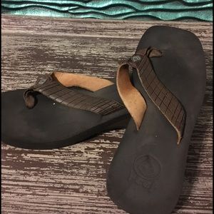 Reef Wooden Strap Flops