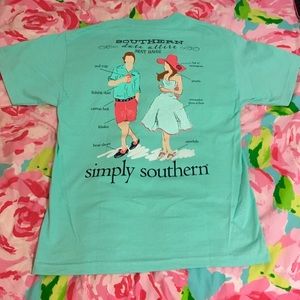 NWT Simply Southern Date Attire Short Sleeve Tee.