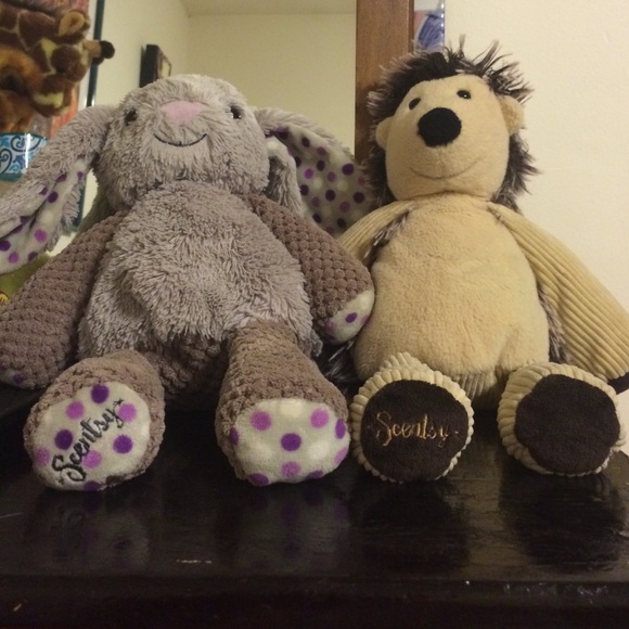Bunny and Hedgehog scentsy buddies