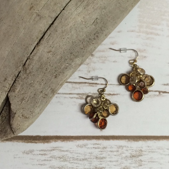 Chico's Multi-Color Crystal Drop Earrings
