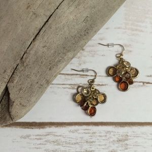 Chico's Multi-Color Crystal Drop Earrings