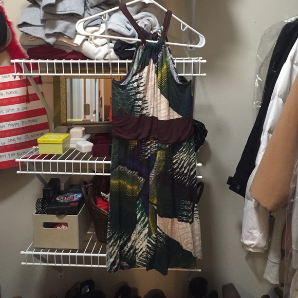 Francesca's key hole back halter dress