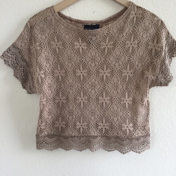 Crochet & Lace Top - Picture 2 of 5
