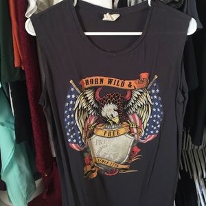 American Flag Muscle Tee