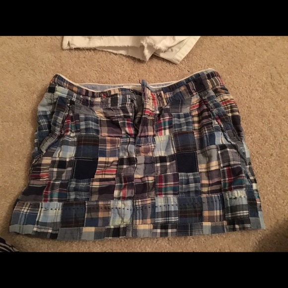 American eagle madras skirt