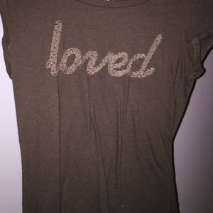 "Loved" American eagle shirt