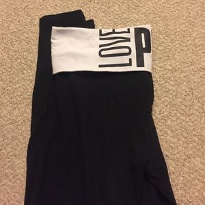 Victoria's Secret Fold over waistband leggings