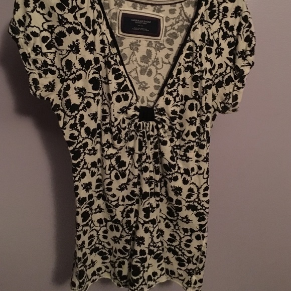 Floral American eagle shirt