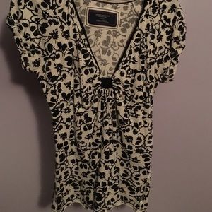 Floral American eagle shirt