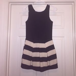 Black and creme romper