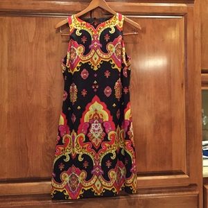 Caché sleeveless patterned dress