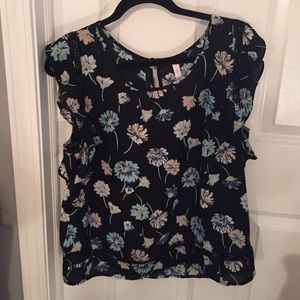 floral blouse