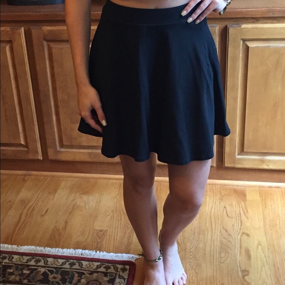 Black High waisted skirt