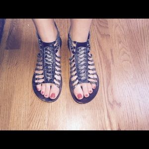 Distressed Naughty Monkey Gladiator Sandals
