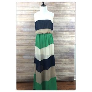 Color Block Maxi