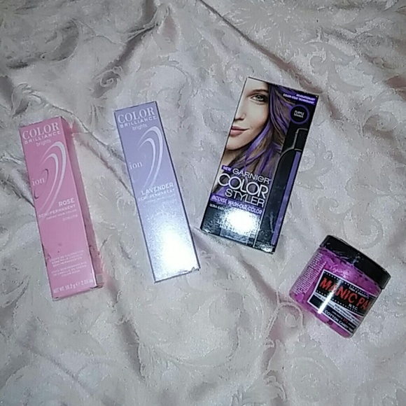Pink and purple hair dye - Picture 1 of 2