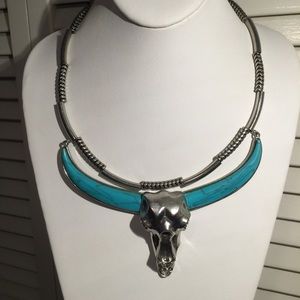 Zara cow head necklace