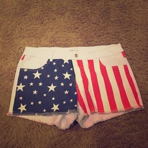 American Flag Shorts