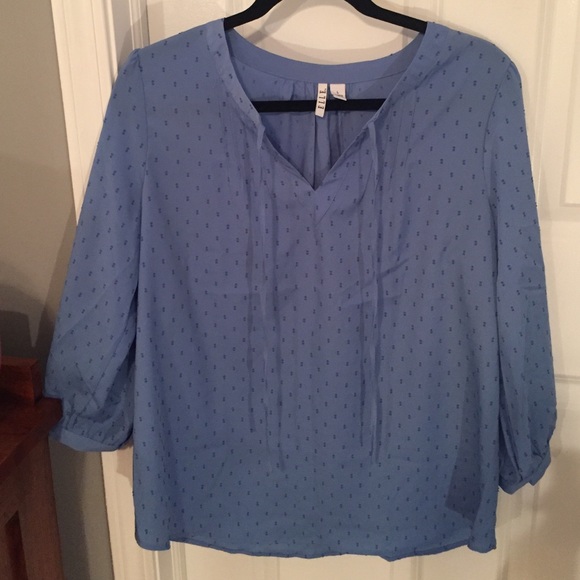 blue blouse
