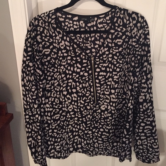 cheetah print blouse - Picture 1 of 1