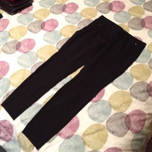 BNWOT black stretchy skinny dress pants